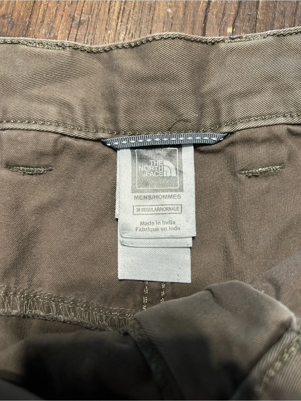 The North Face Men's Brown Flat-Front Casual Shorts